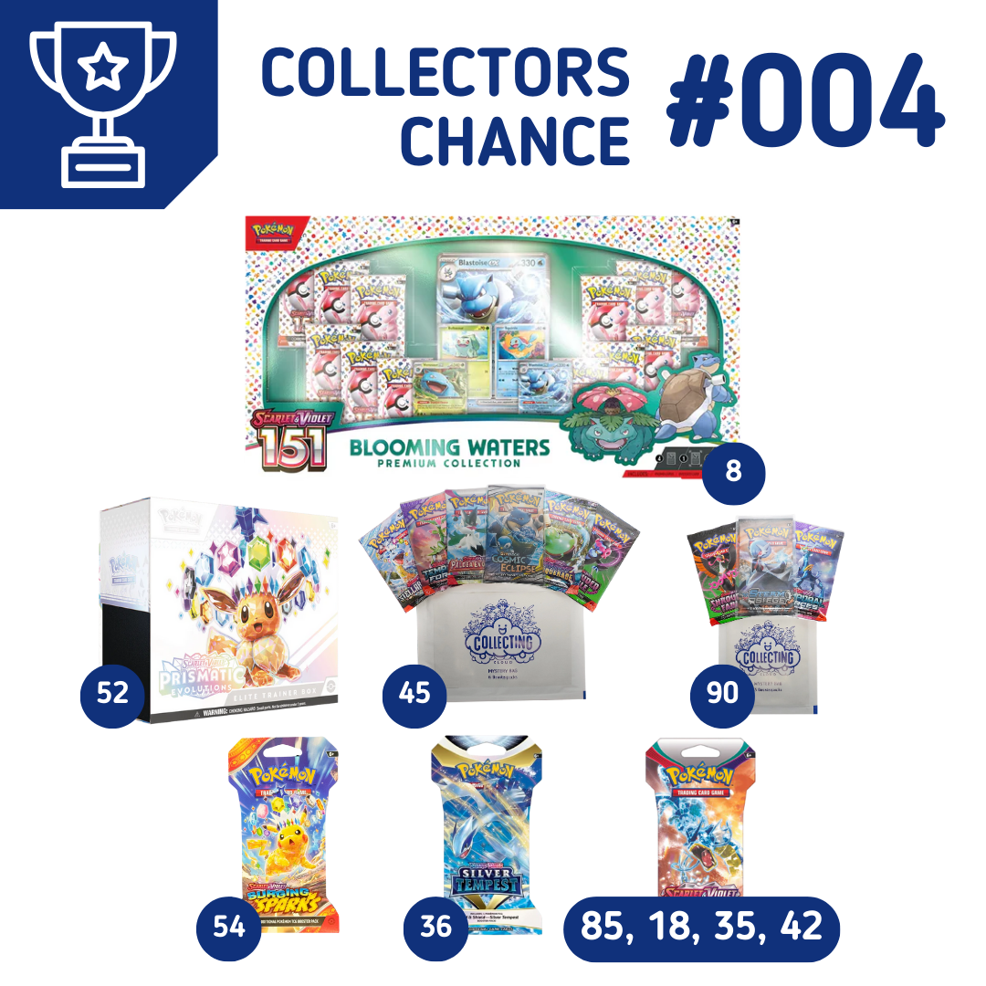 Collector's Chance #004 Pokémon Blooming Waters Premium Collection Winners