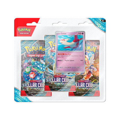 Pokémon Scarlet & Violet Stellar Crown 3er Blister Latias