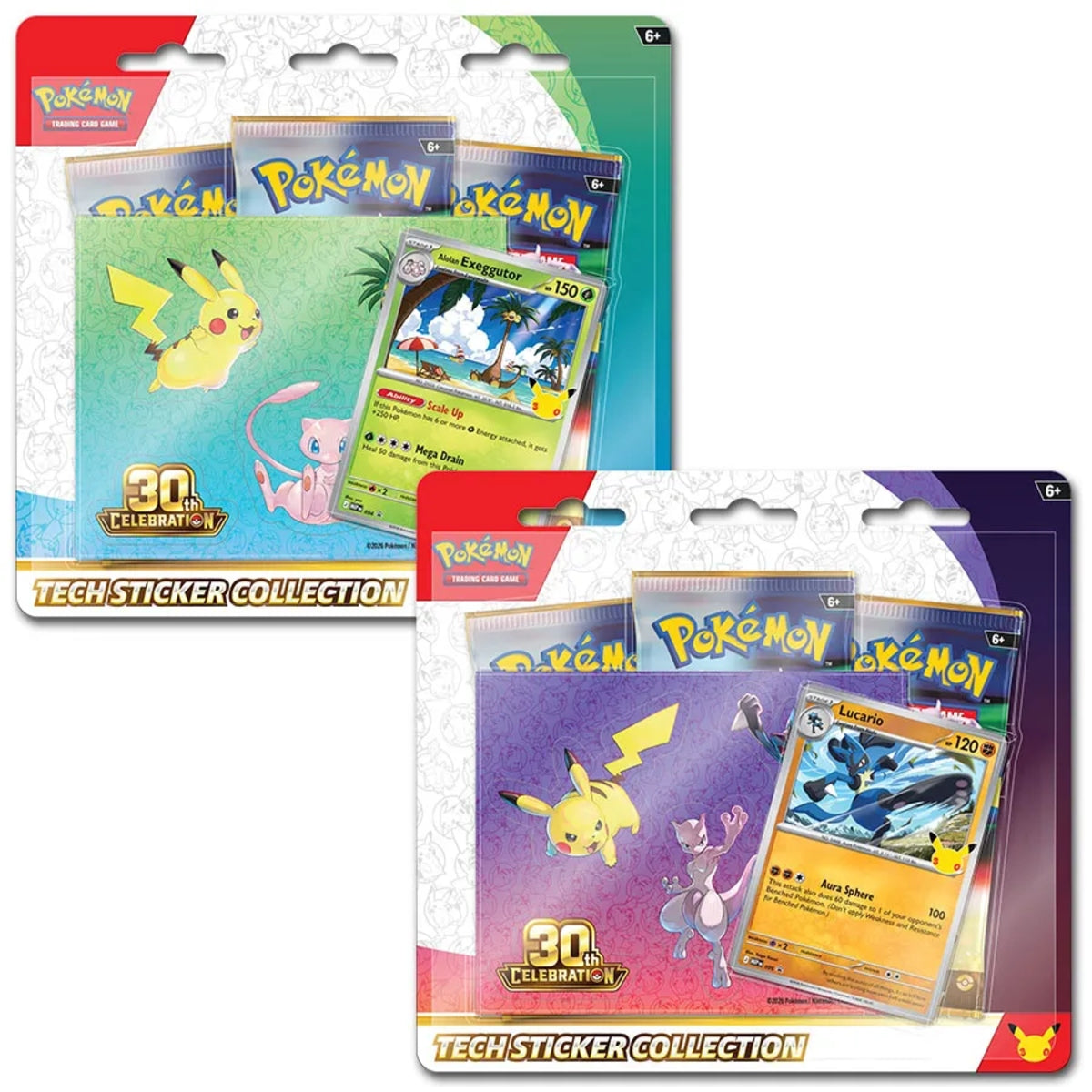 Pokémon - Mega Evolution - 30th Celebration Tech Sticker Collection (EN)