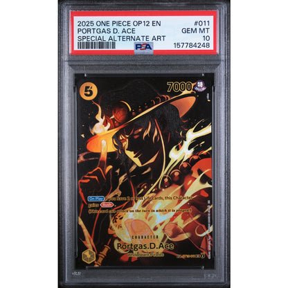 One Piece - PSA 10 GEM MT - Portgas D. Ace (ST13-011) (EN)